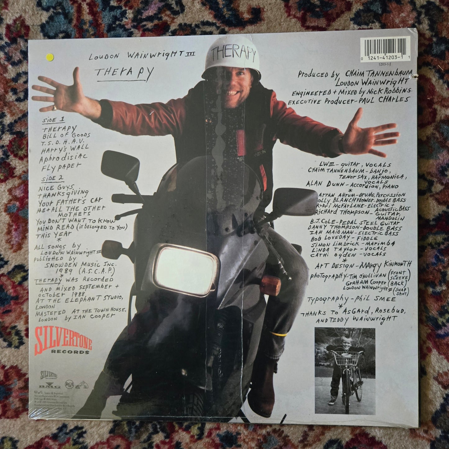 Loudon Wainwright Therapy Vinyl Record UNOPENED!