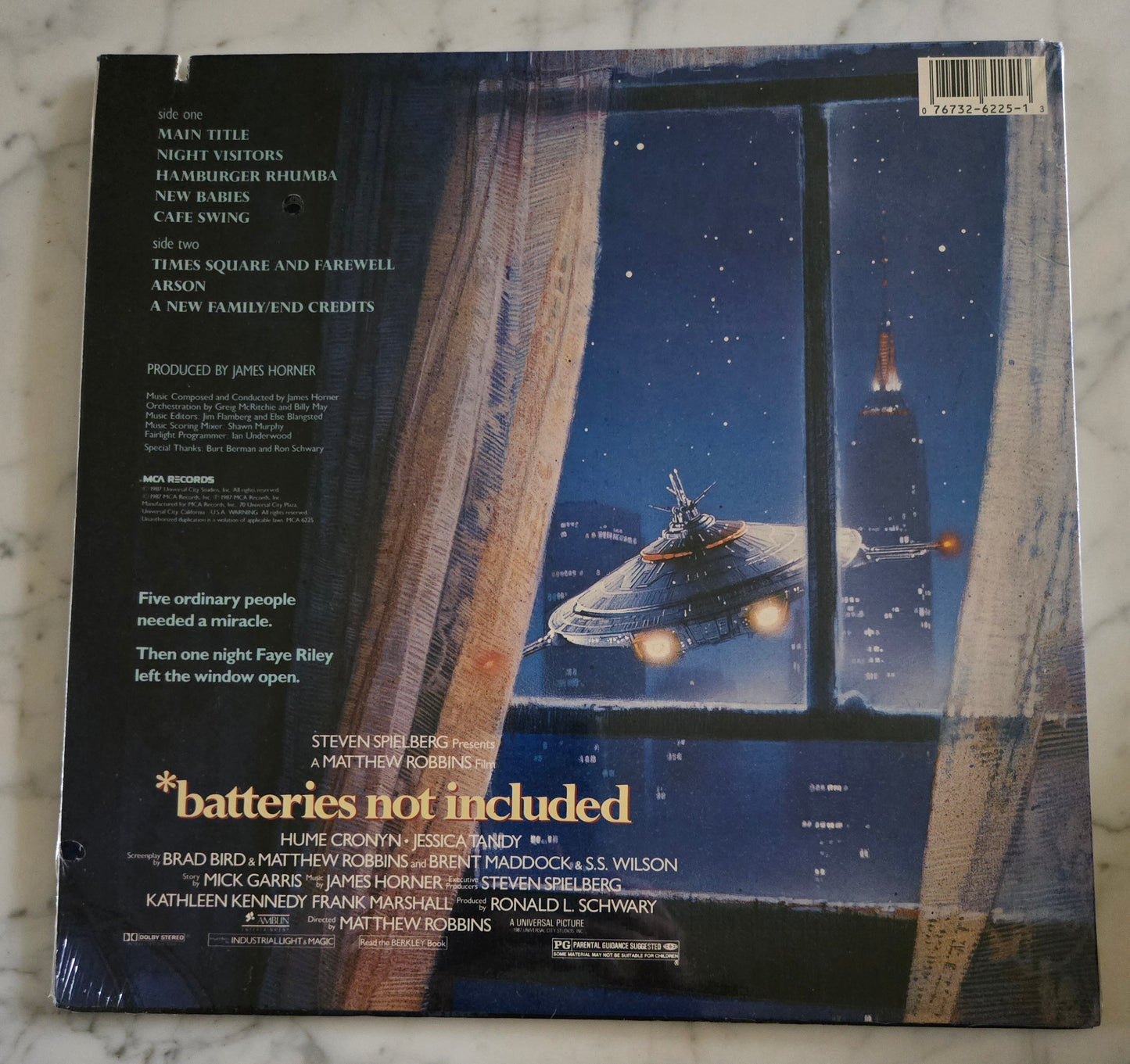 Batteries Not Included Soundtrack Vinyl Record UNOPENED!