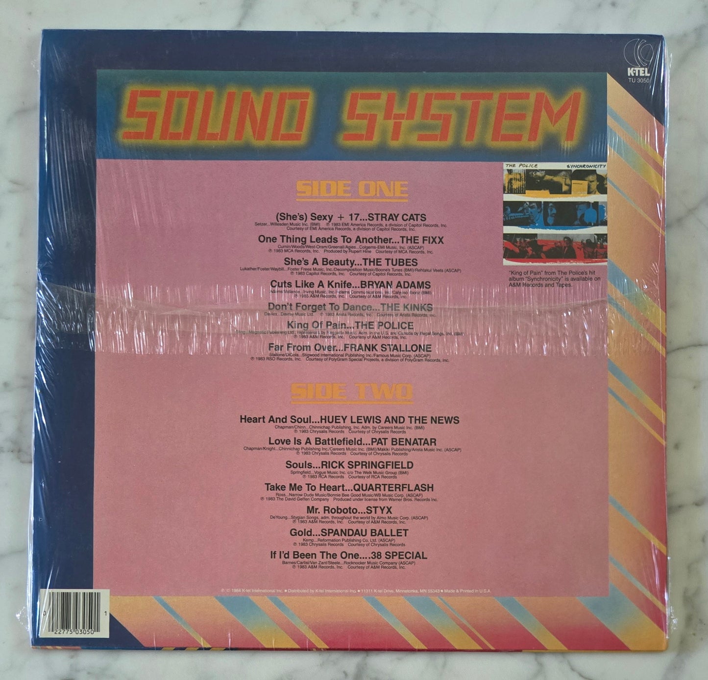 KTel Records "Sound System" Vinyl Record UNOPENED!