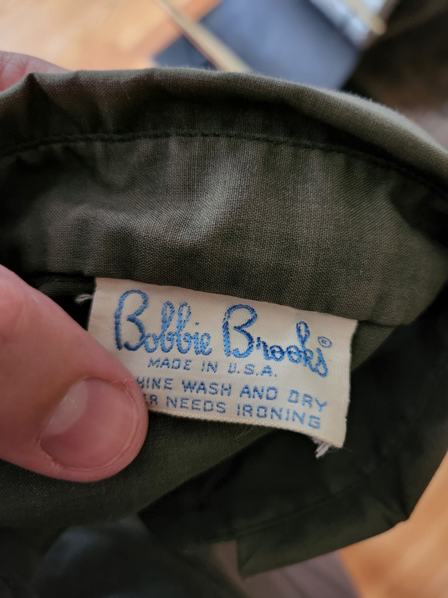 Vintage Short Sleeve Button Down Blouse by Bobbie Brooks