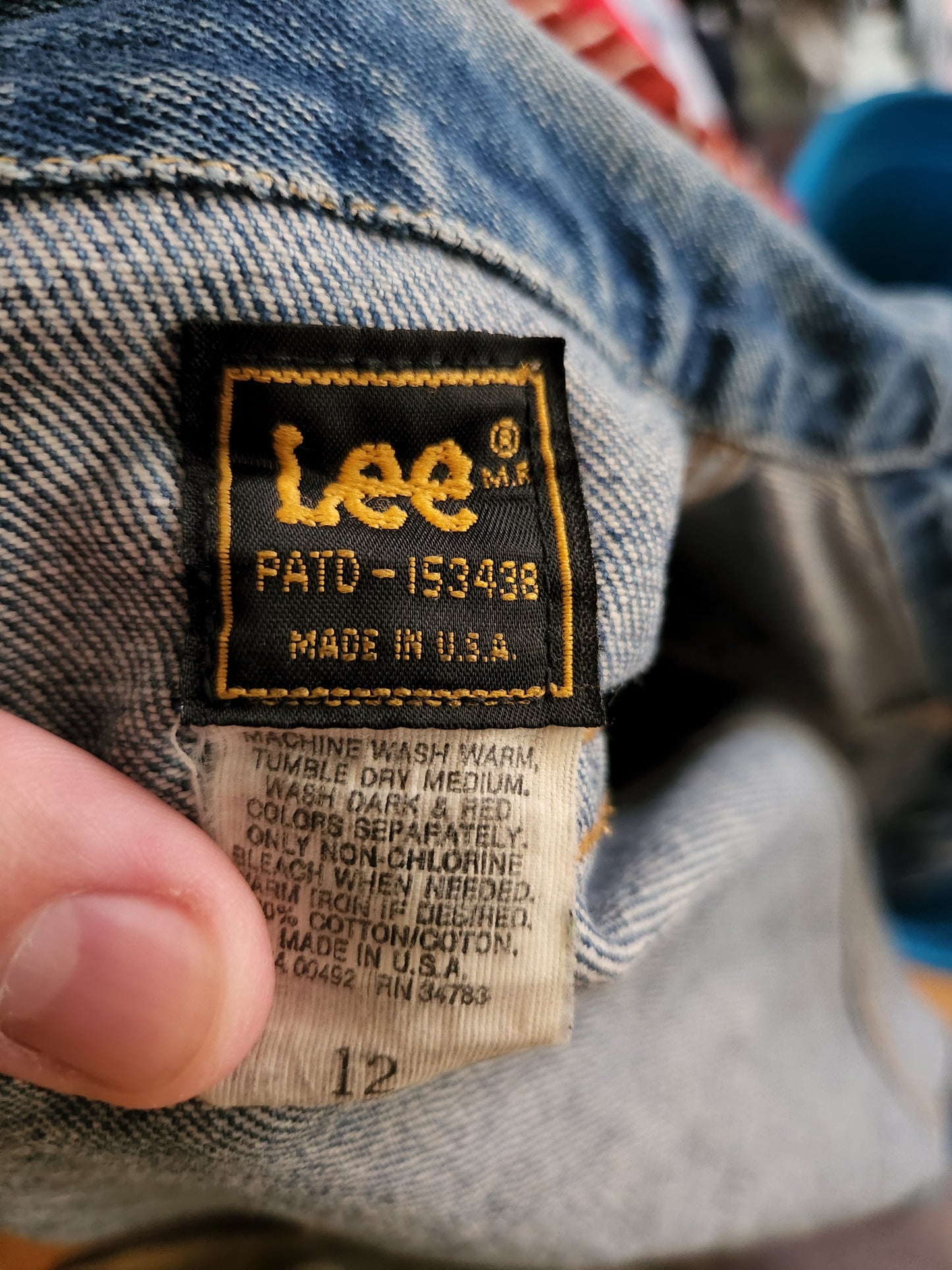 Vintage Long Sleeve Kid's Denim Jean Jacket by Lee