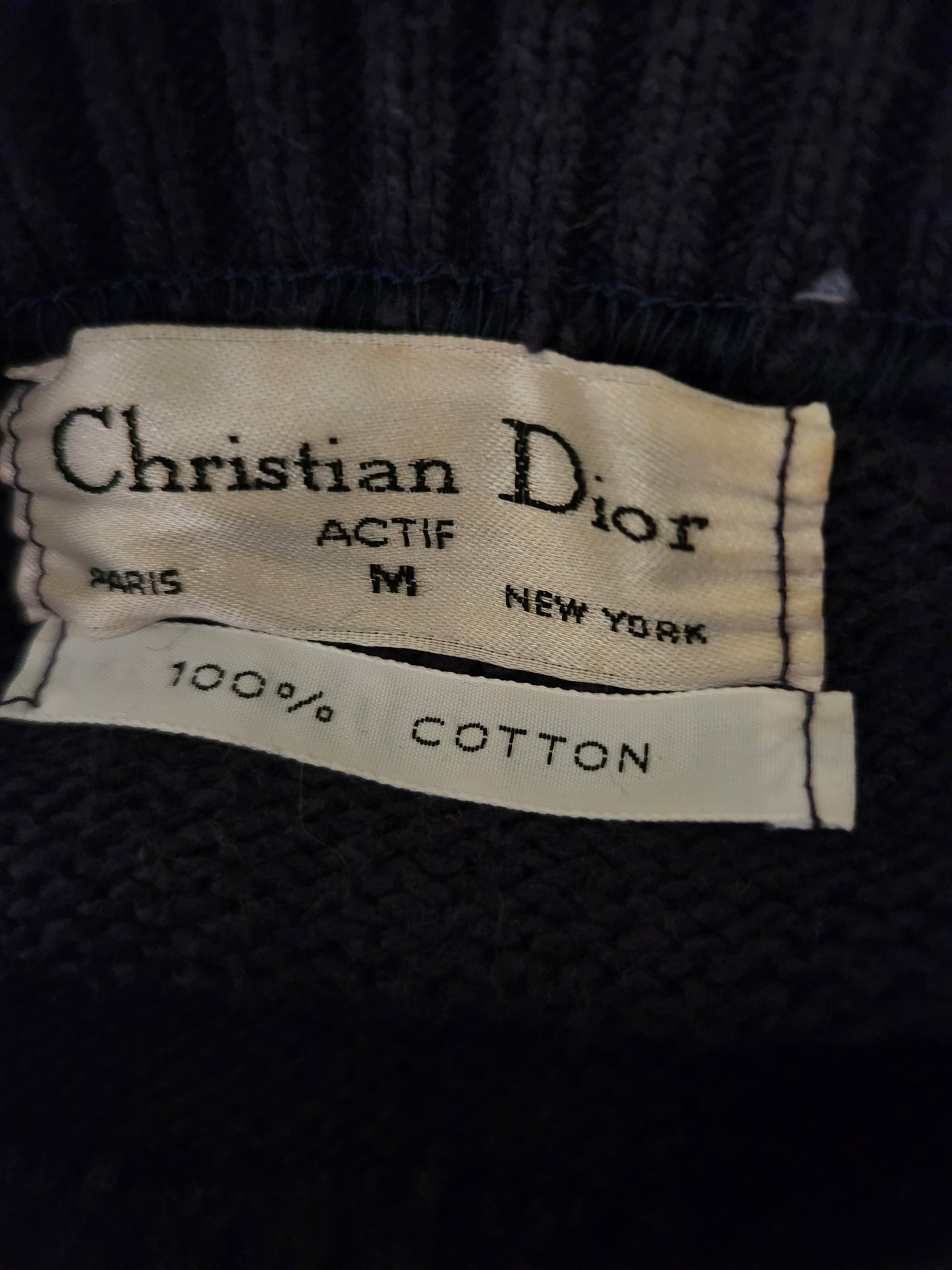 Vintage Sweater by Christian Dior Actif