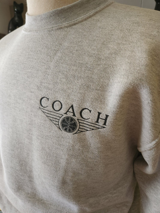 Vintage Gray Coach Sweatshirt