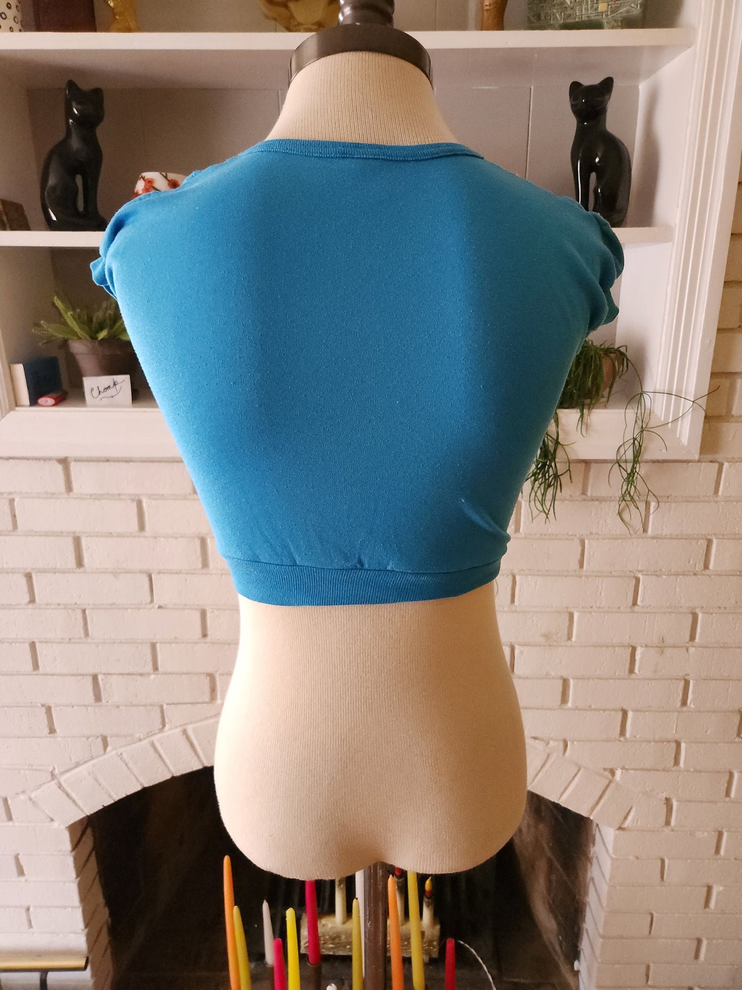 Vintage Tiny Sleeveless Shirt by JC Penney Superwear