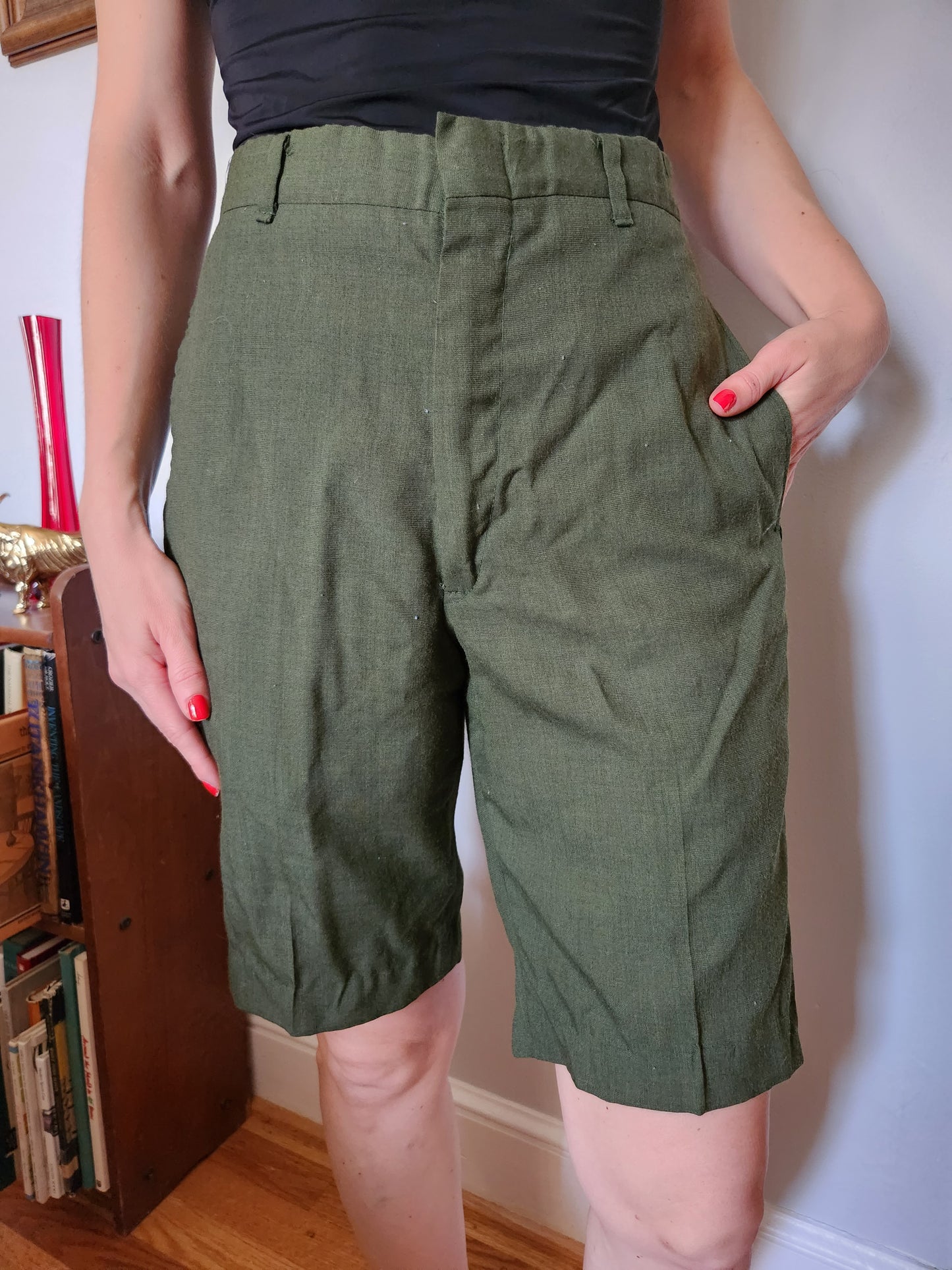 Vintage Green Shorts by Stuart McGuire Sportswear