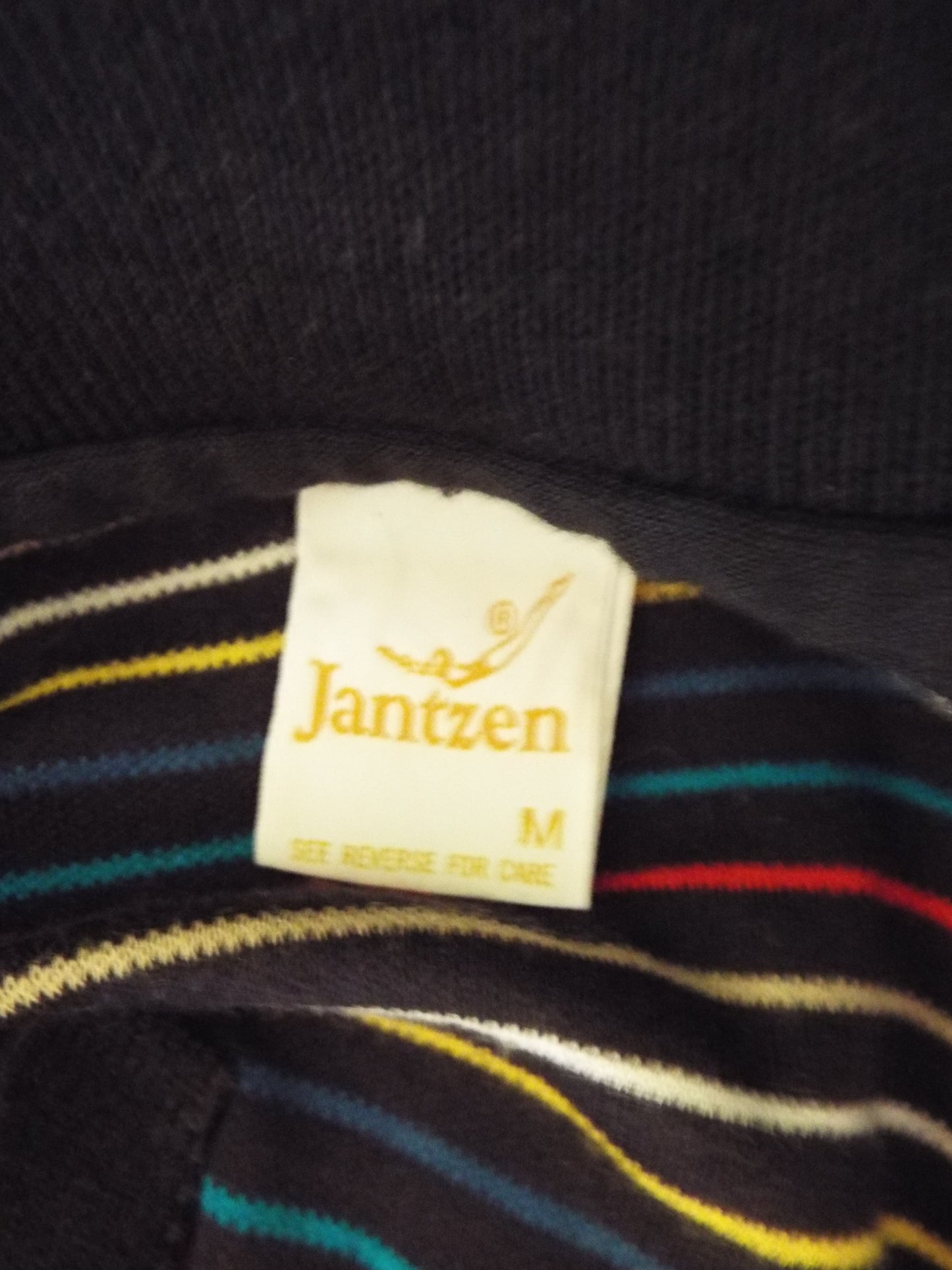 Vintage Striped Collared Shirt by Jantzen