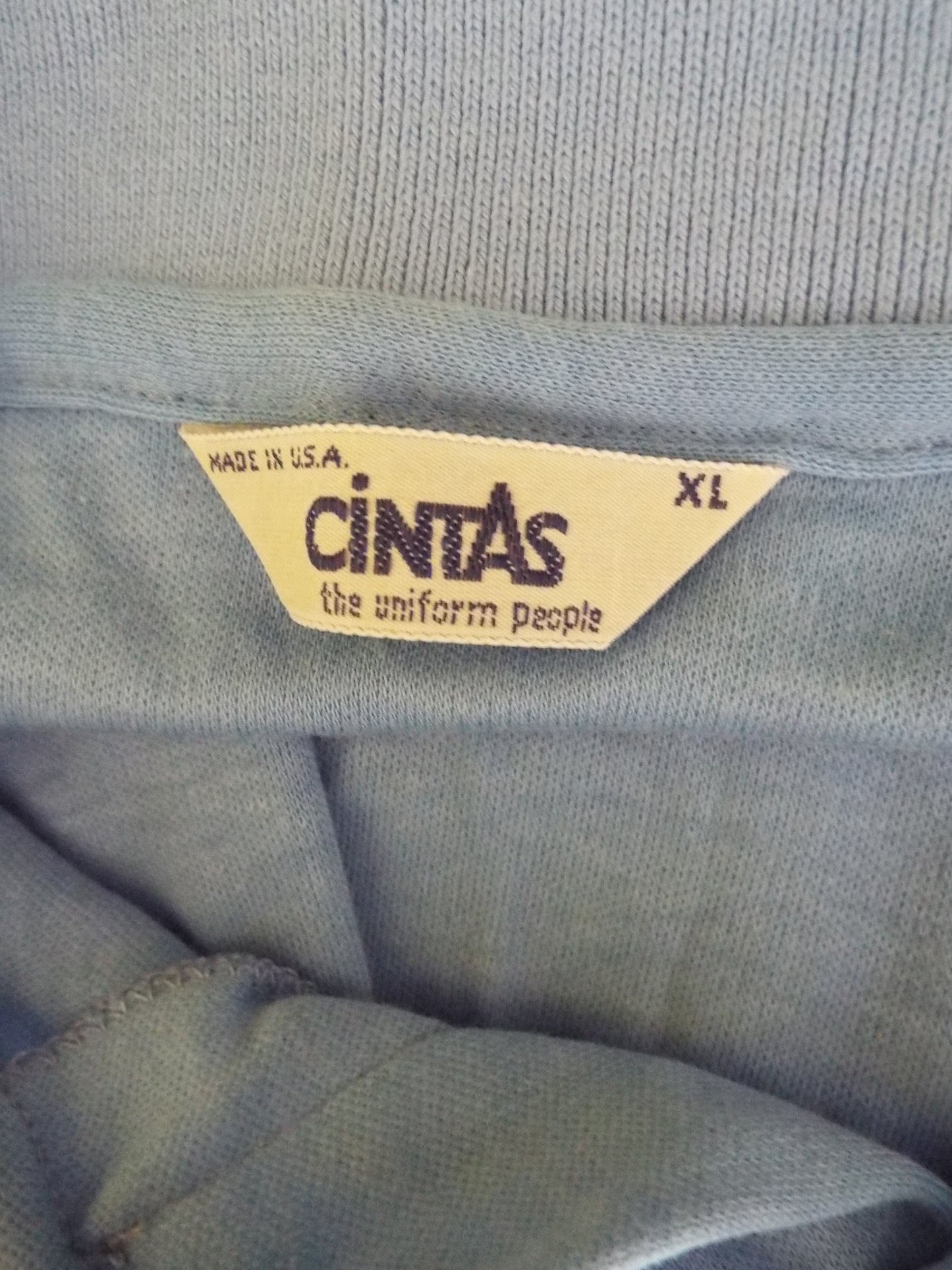 Vintage Short Sleeve Chevron Polo Shirt by Cintas