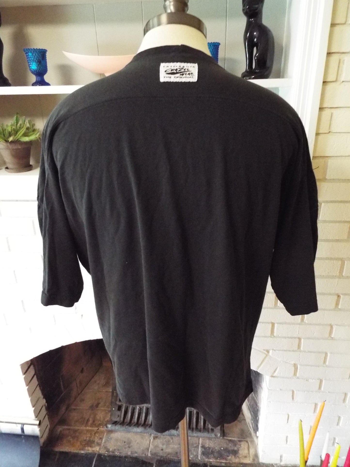 Vintage Black California Crazee Wear T Shirt