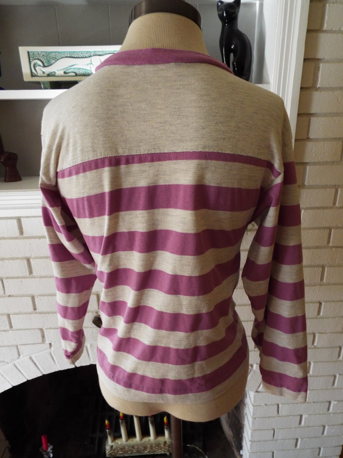 Vintage Long Sleeve Striped Shirt by Lee