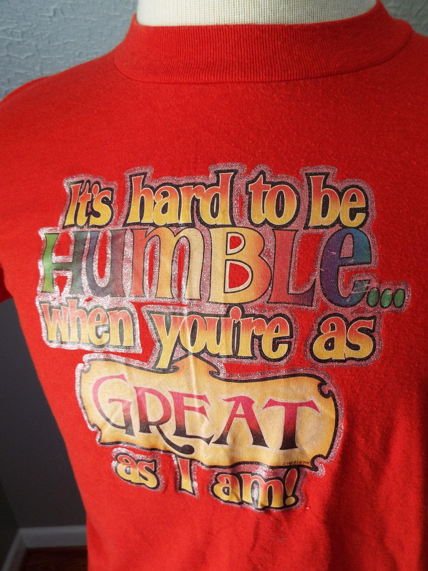Vintage T-Shirt with Iron-On by Devknit