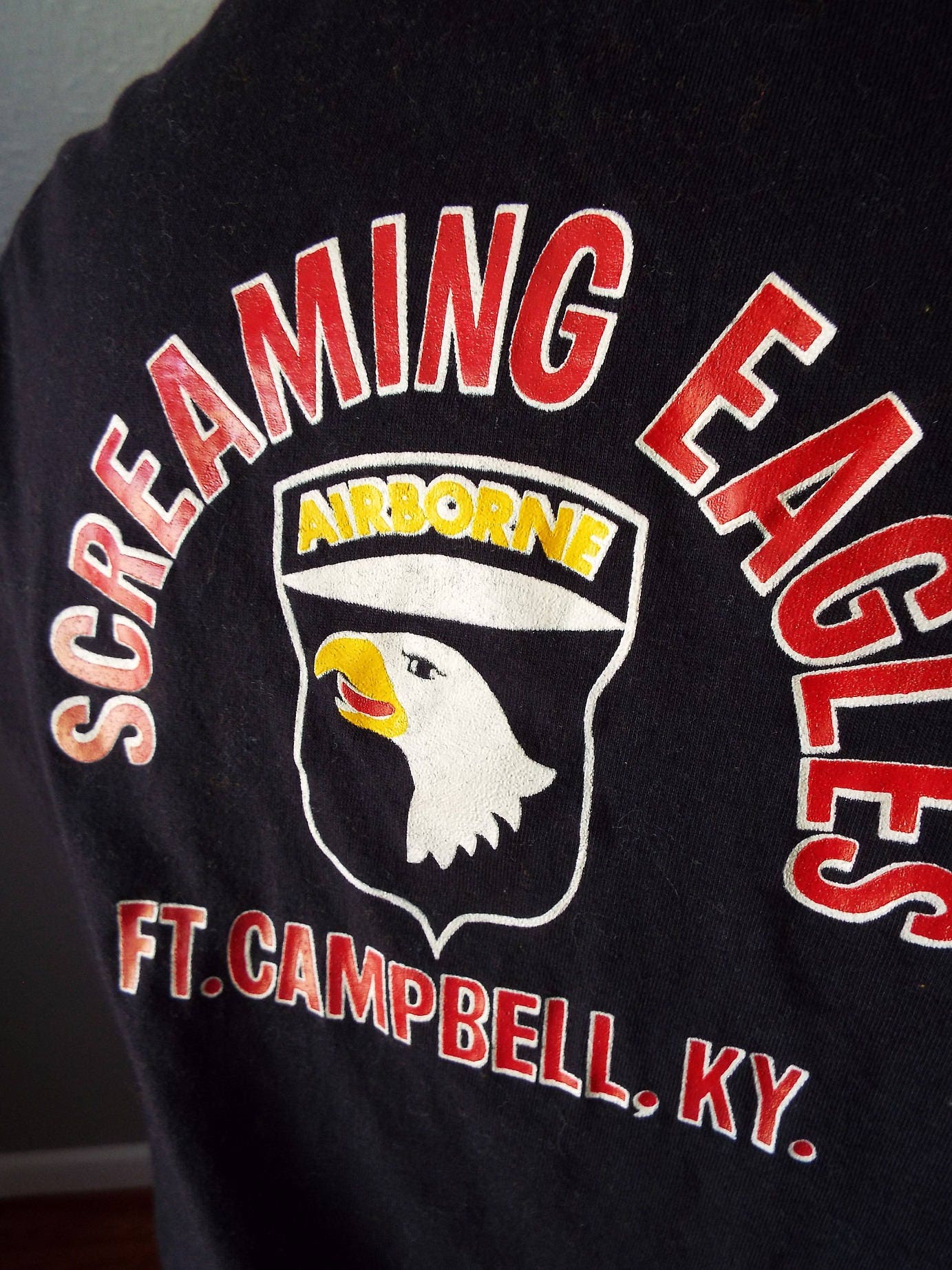 Vintage DEAD STOCK Short Sleeve Ft. Campbell Kentucky T-Shirt by Collegiate Pacific