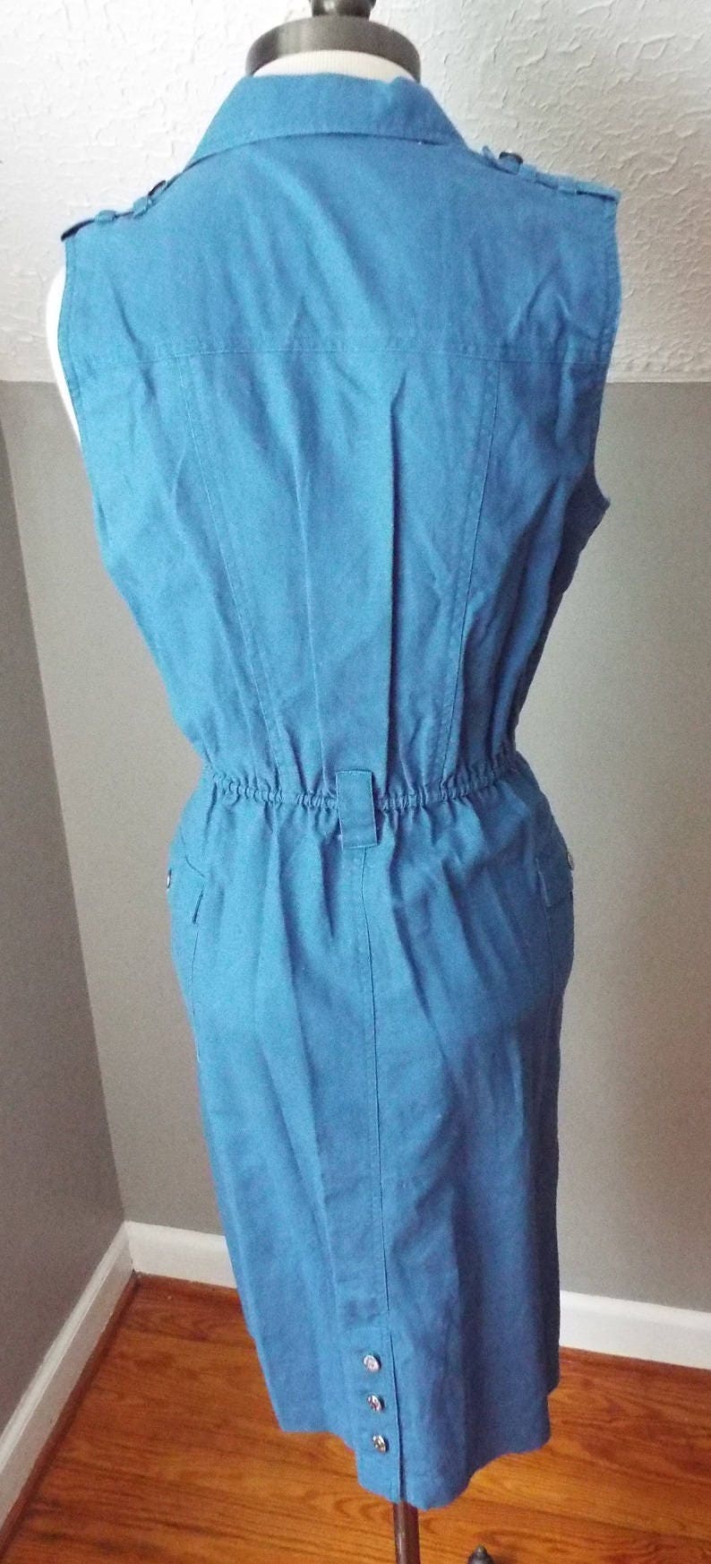 Vintage Sleeveless Wrap Dress by Gitano