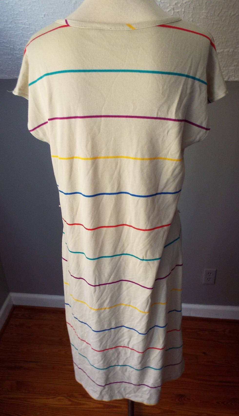 Beautiful Sleeveless Striped Dress by Queen's Row INC