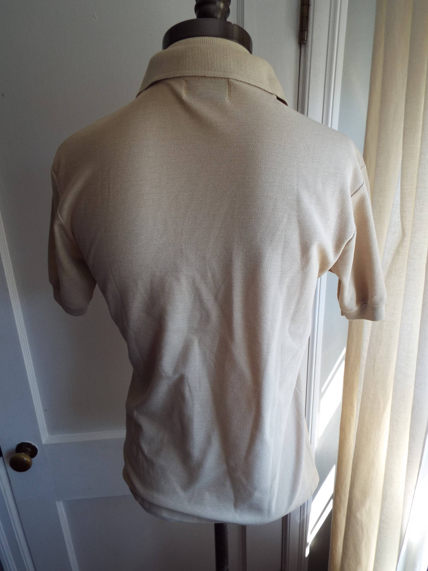 Vintage Short Sleeve Tan Polo Shirt by Garan