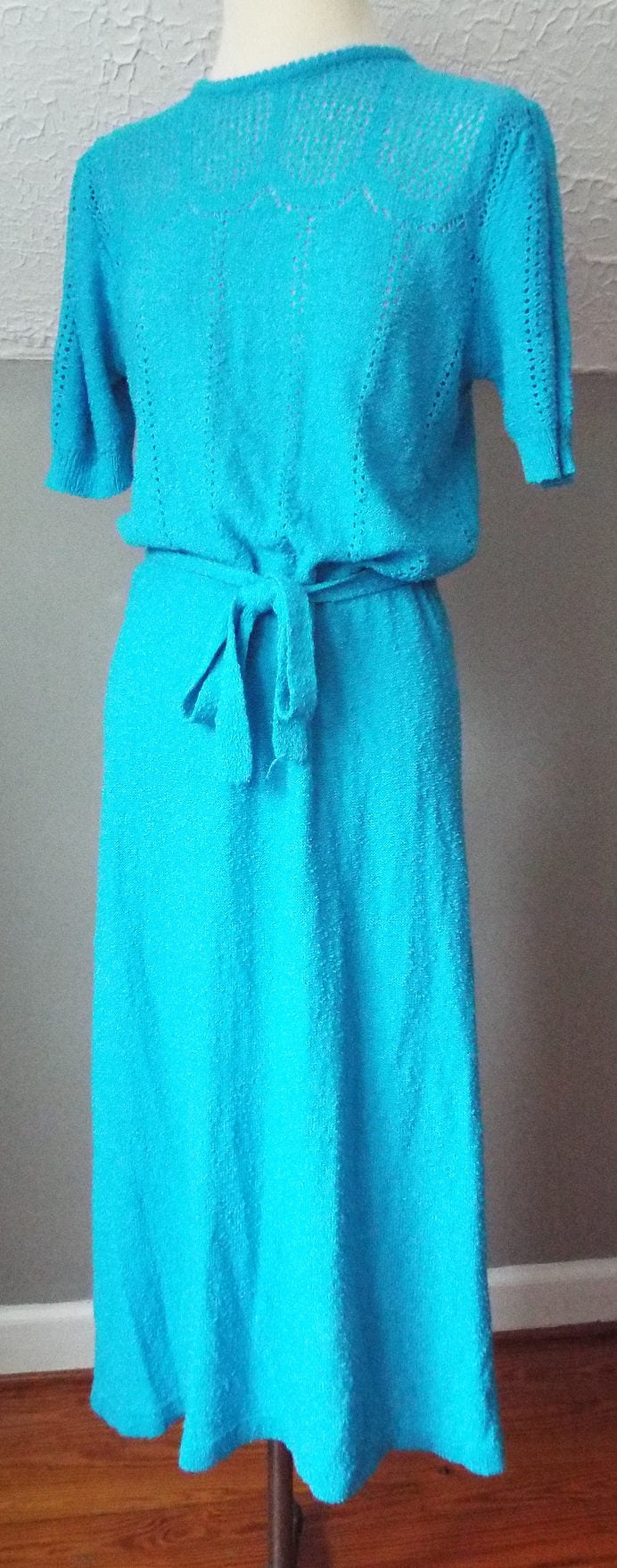 Vintage Short Sleeve Knit Dress by Just Mort