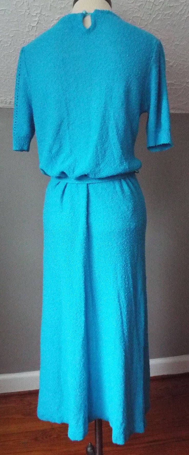 Vintage Short Sleeve Knit Dress by Just Mort