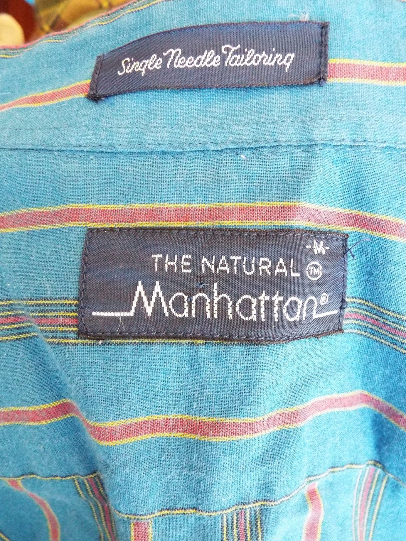 Vintage Long Sleeve Button Down Shirt by Manhattan