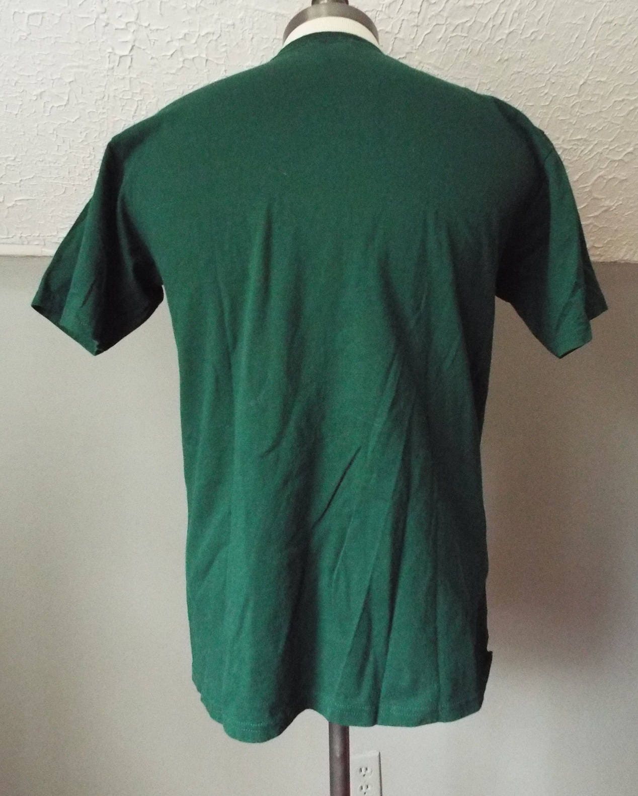 Vintage Short Sleeve Green Mickey Mouse Wildwood T Shirt by Velva Sheen