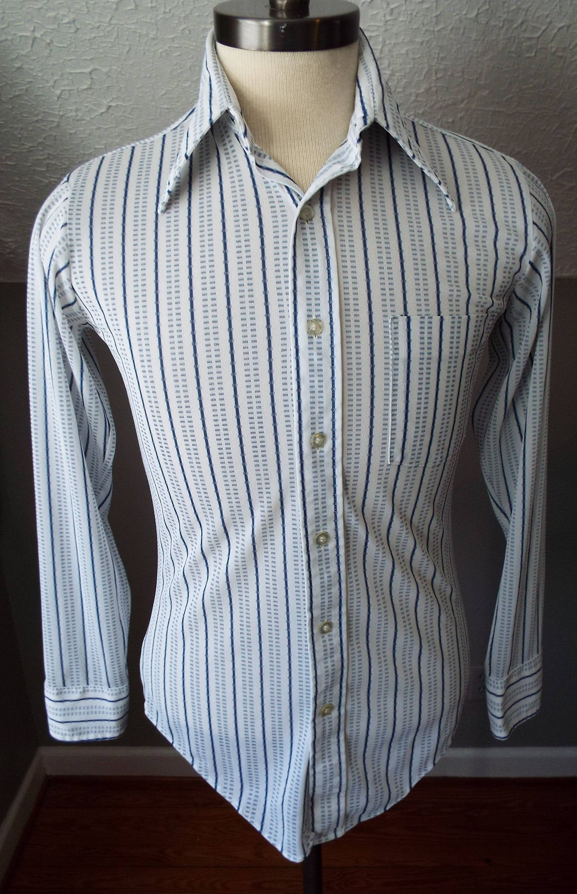 Vintage Button Down Long Sleeve Shirt by JC Penney Towncraft
