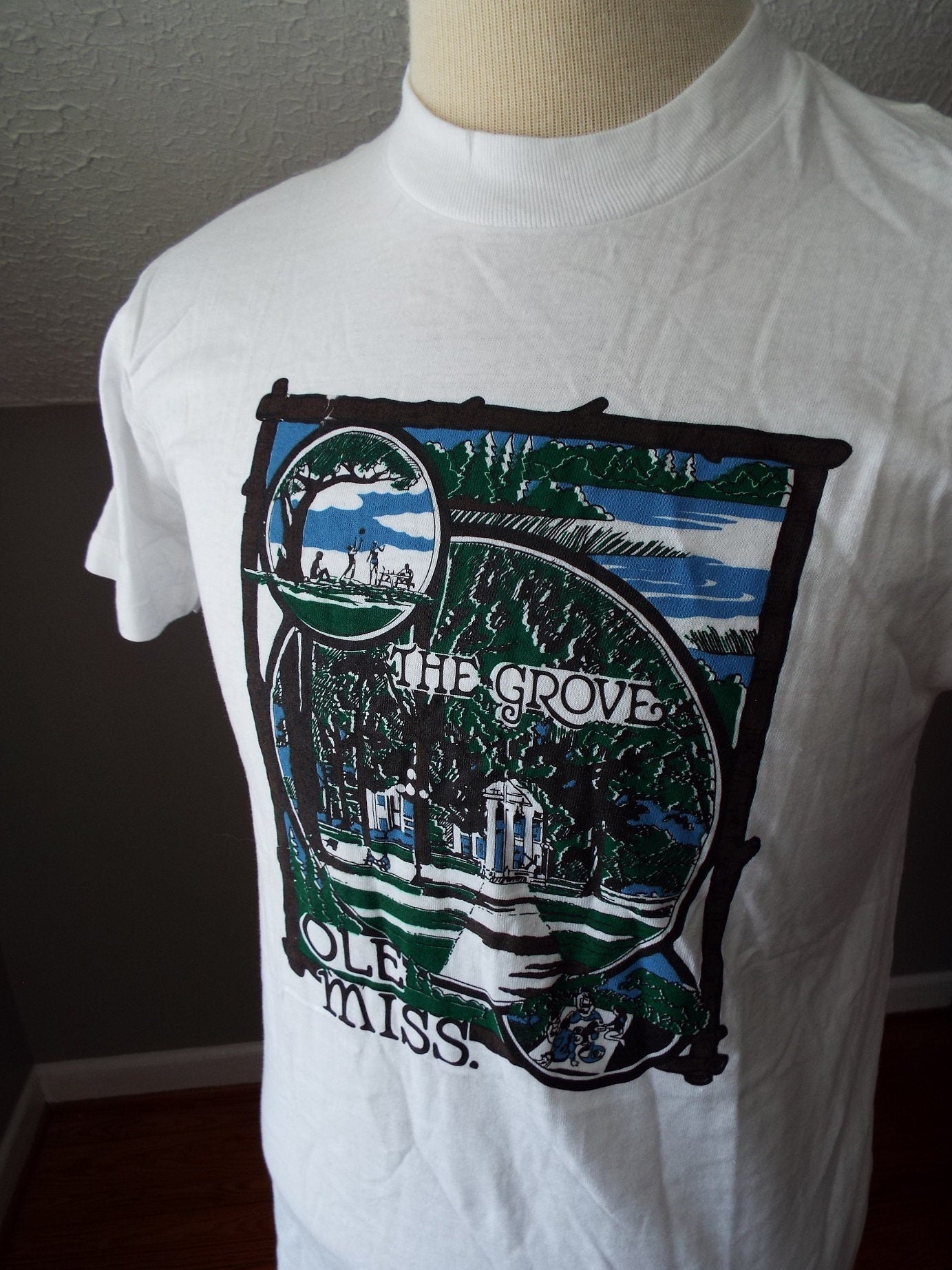Vintage DEAD STOCK Short Sleeve Ole Miss T-Shirt by Collegiate Pacific
