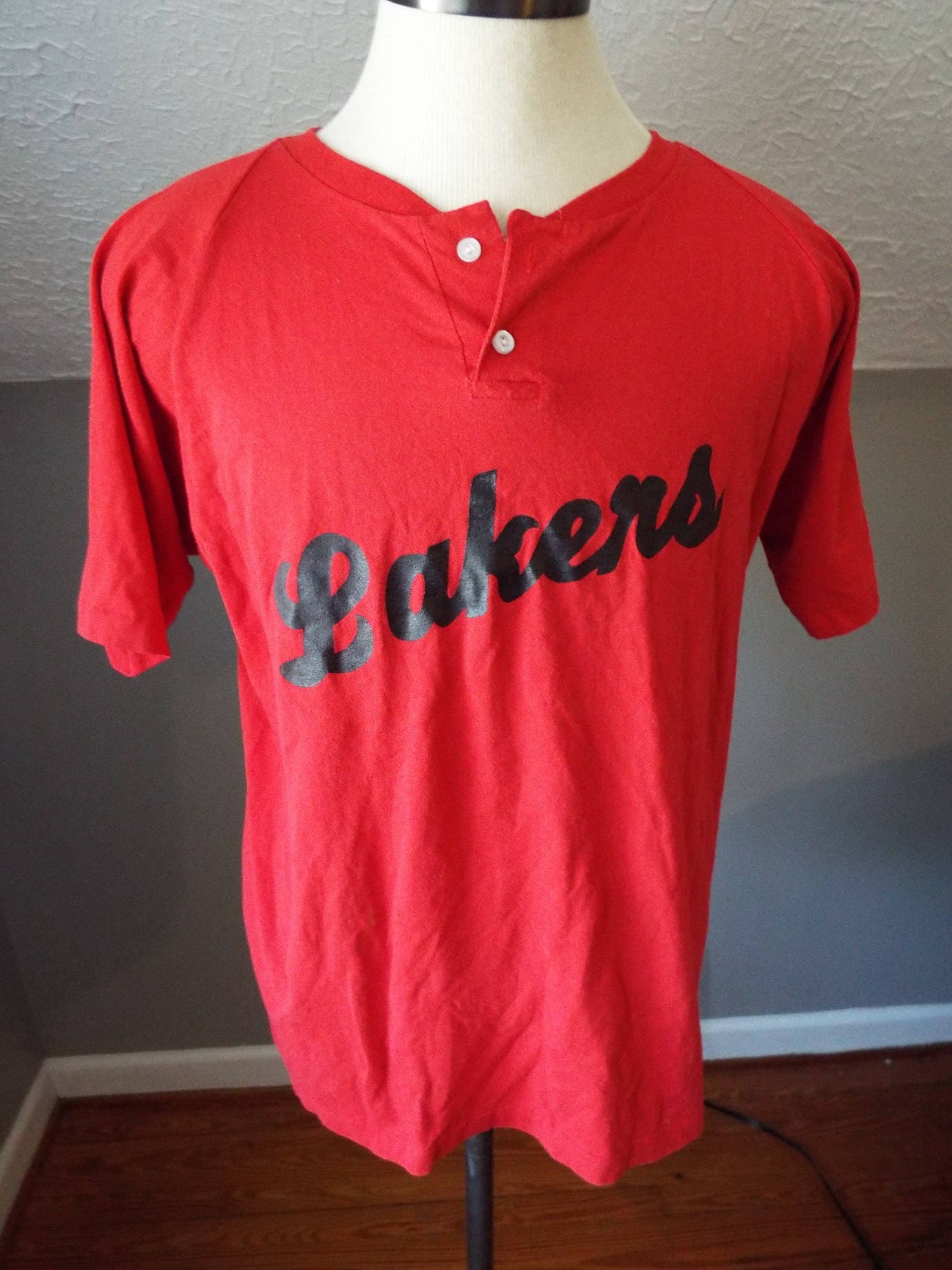 Vintage Short Sleeve Lakers T Shirt by Jesco