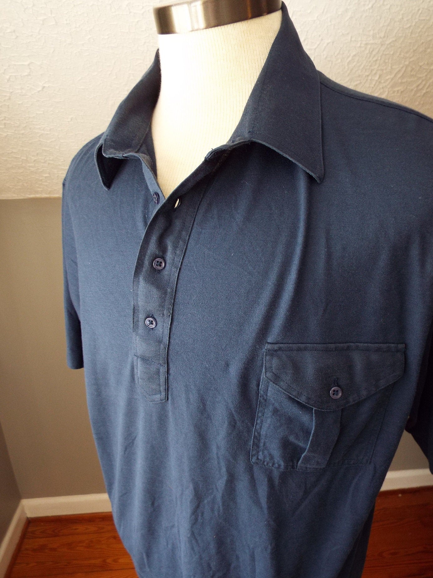 Vintage Short Sleeve Polo Shirt by David Martin Menswear