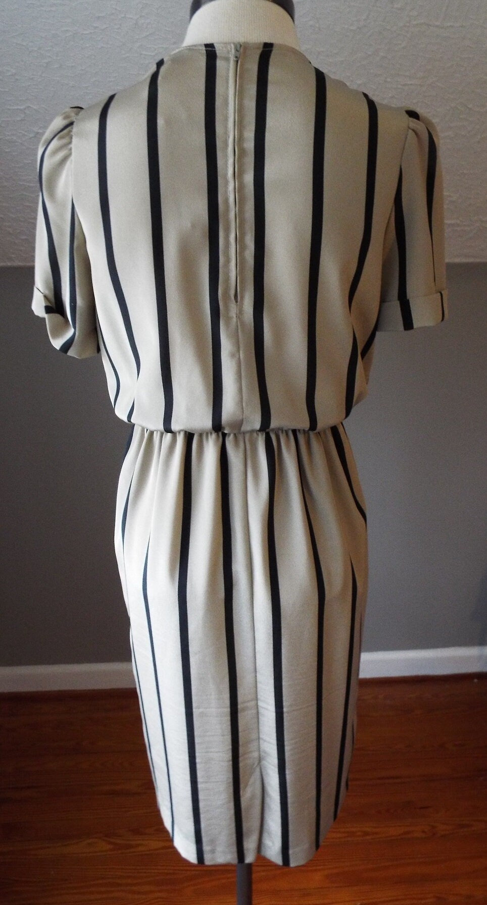 Vintage Short Sleeve Striped Dress by Taurus II