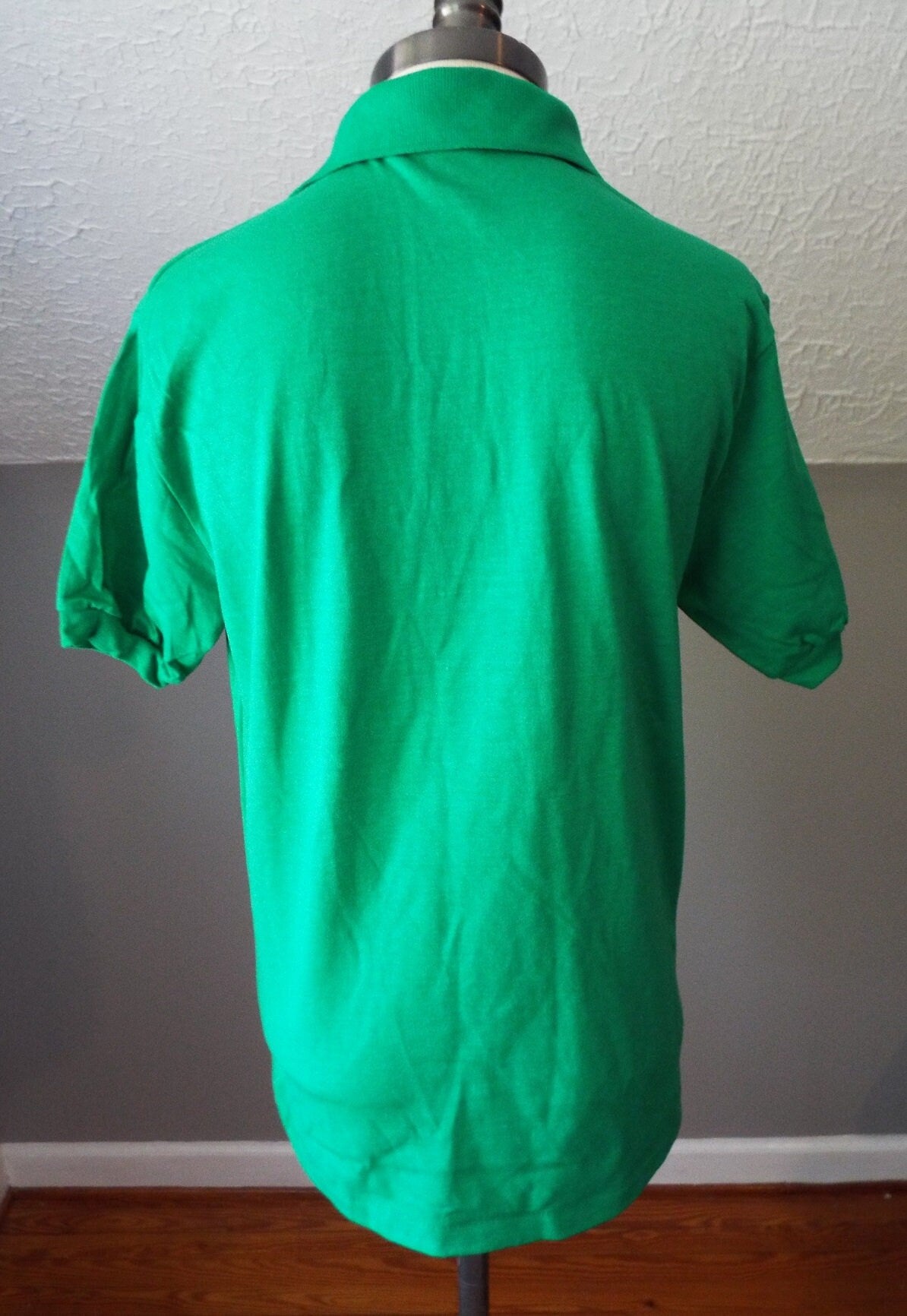 Vintage Short Sleeve Green Polo Shirt by Screen Stars