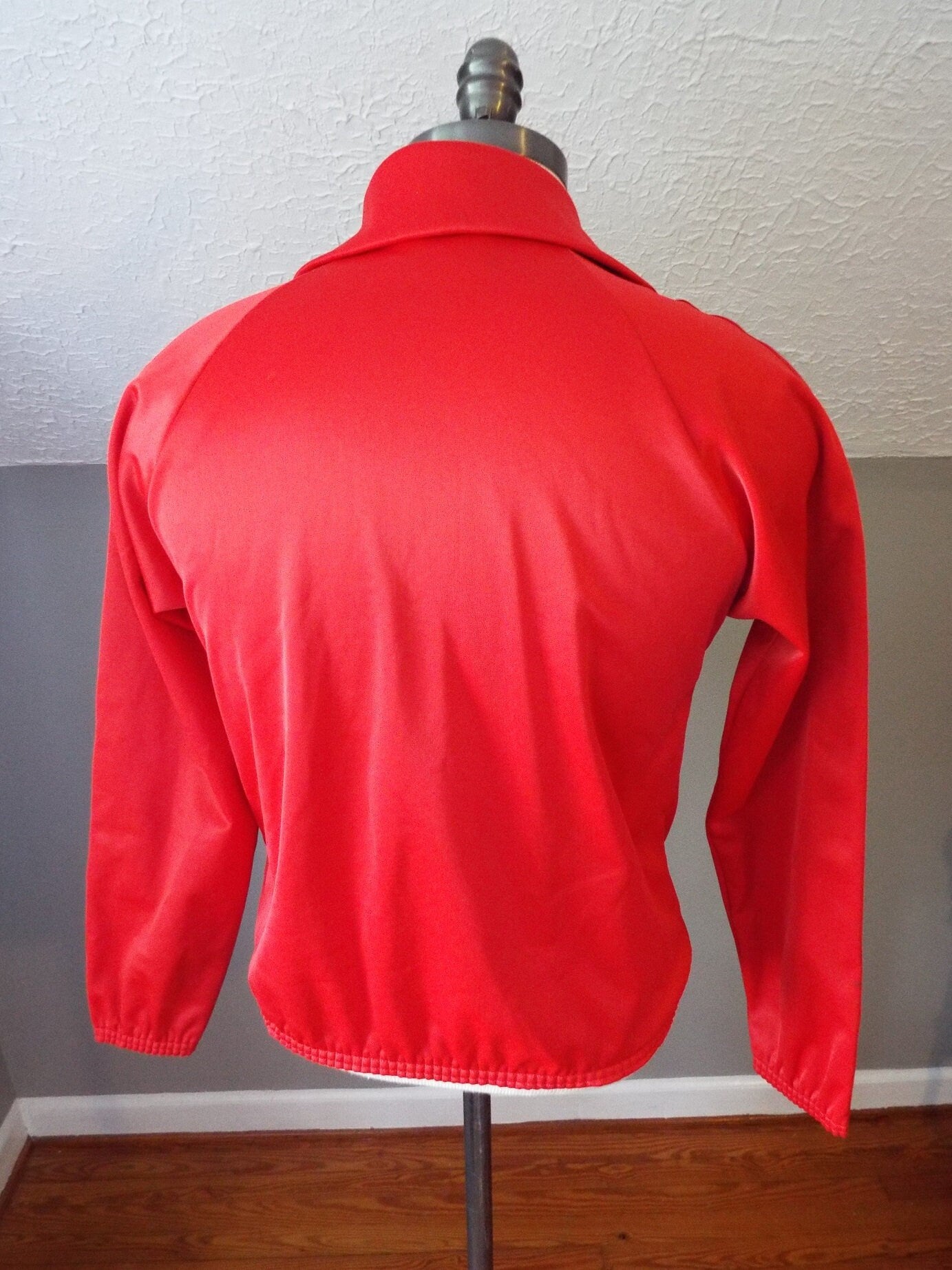 Vintage Long Sleeve Track Jacket by Sears Caution Lite