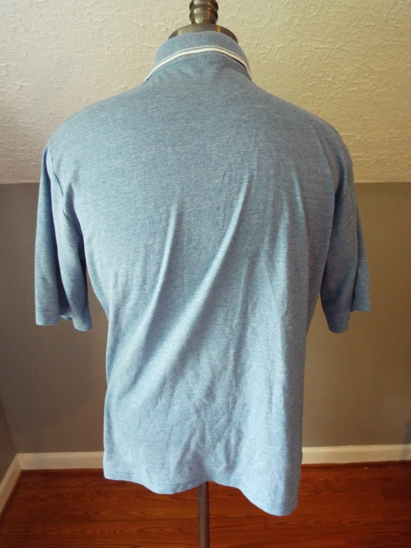 Vintage Short Sleeve Blue Polo Shirt by Munsingwear