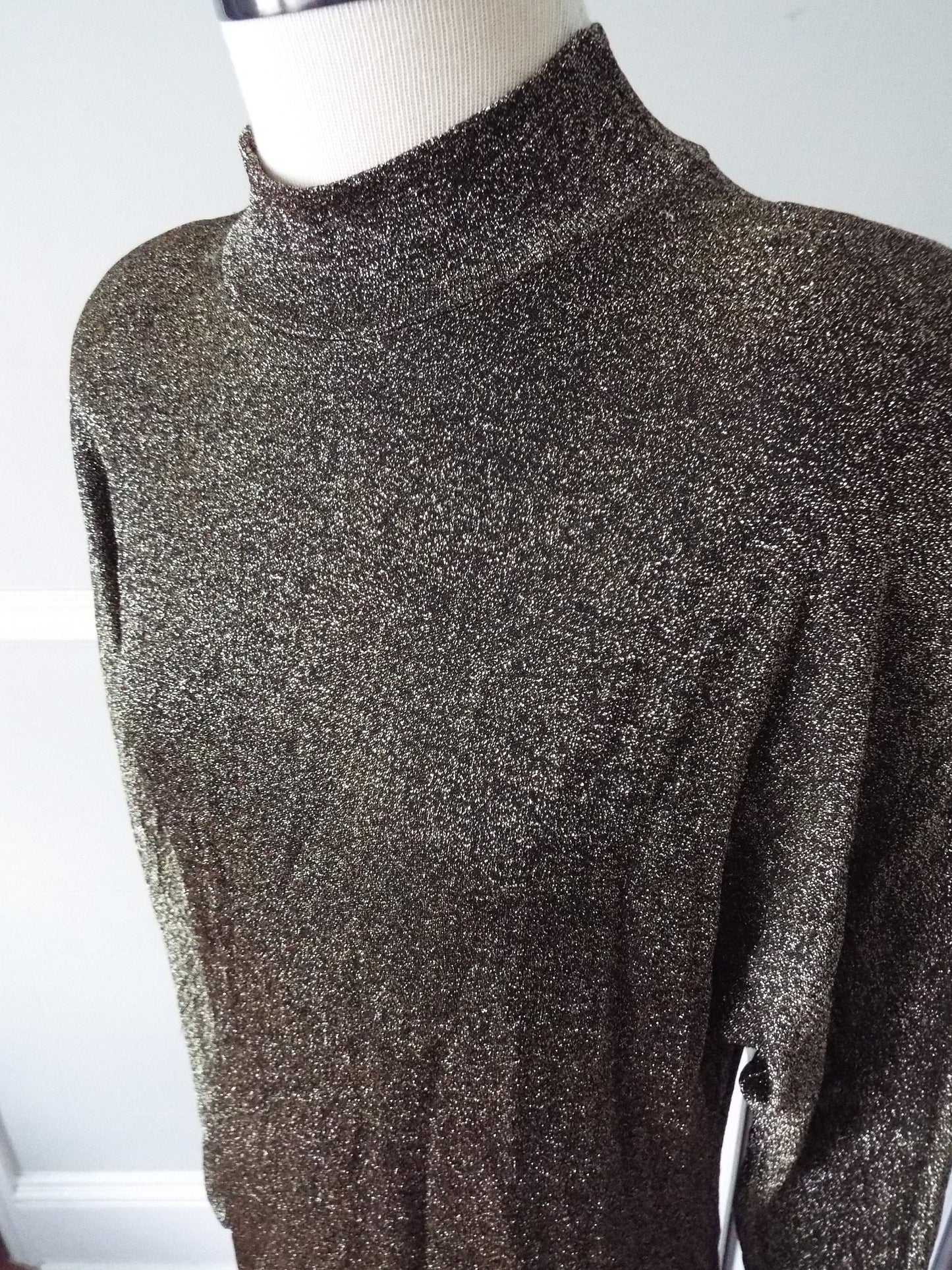 Vintage Long Sleeve Evening Gown by Ann Tjian for Kenar 2