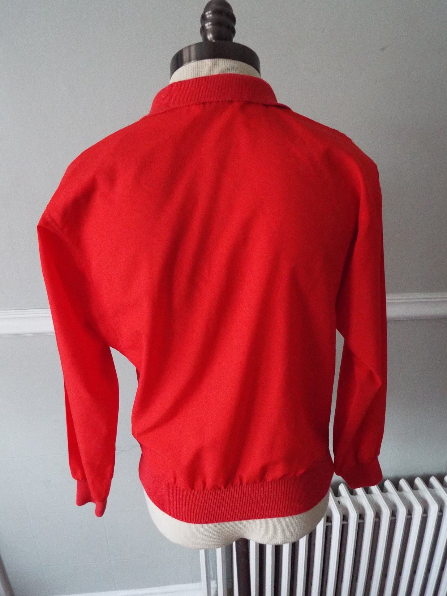 Vintage Long Sleeve Red Blouse by Diane Von Furstenberg