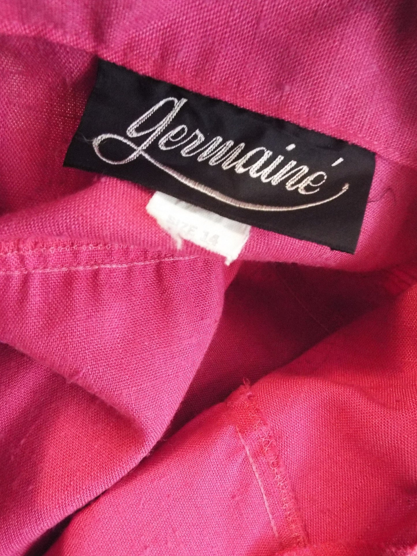 Vintage Short Sleeve Pink Dress by Germaine