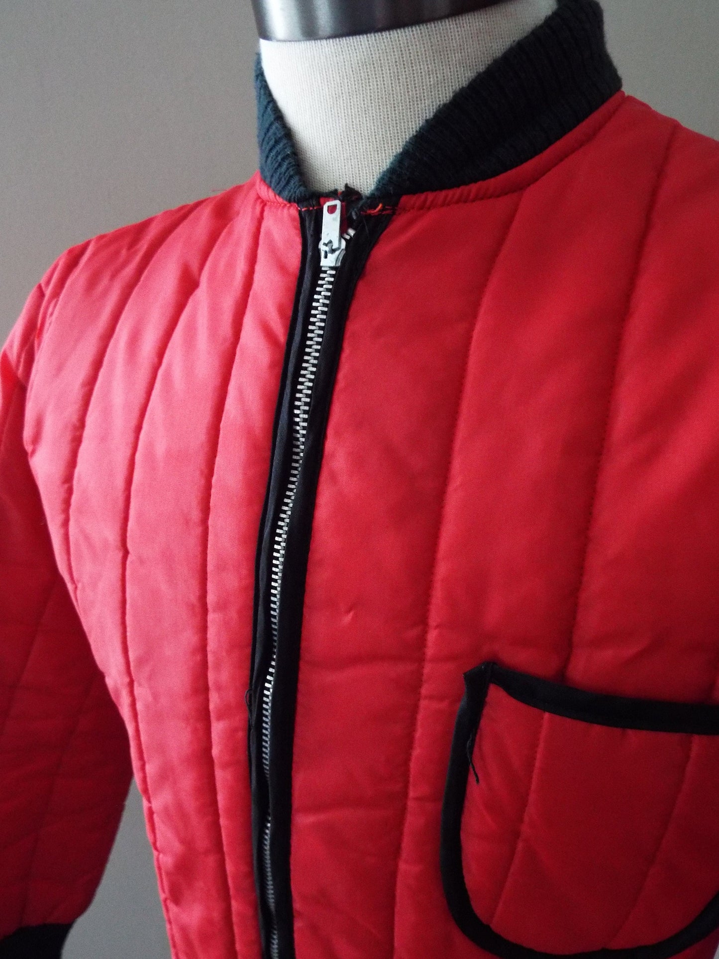 Vintage Long Sleeve Red Insulated Jacket