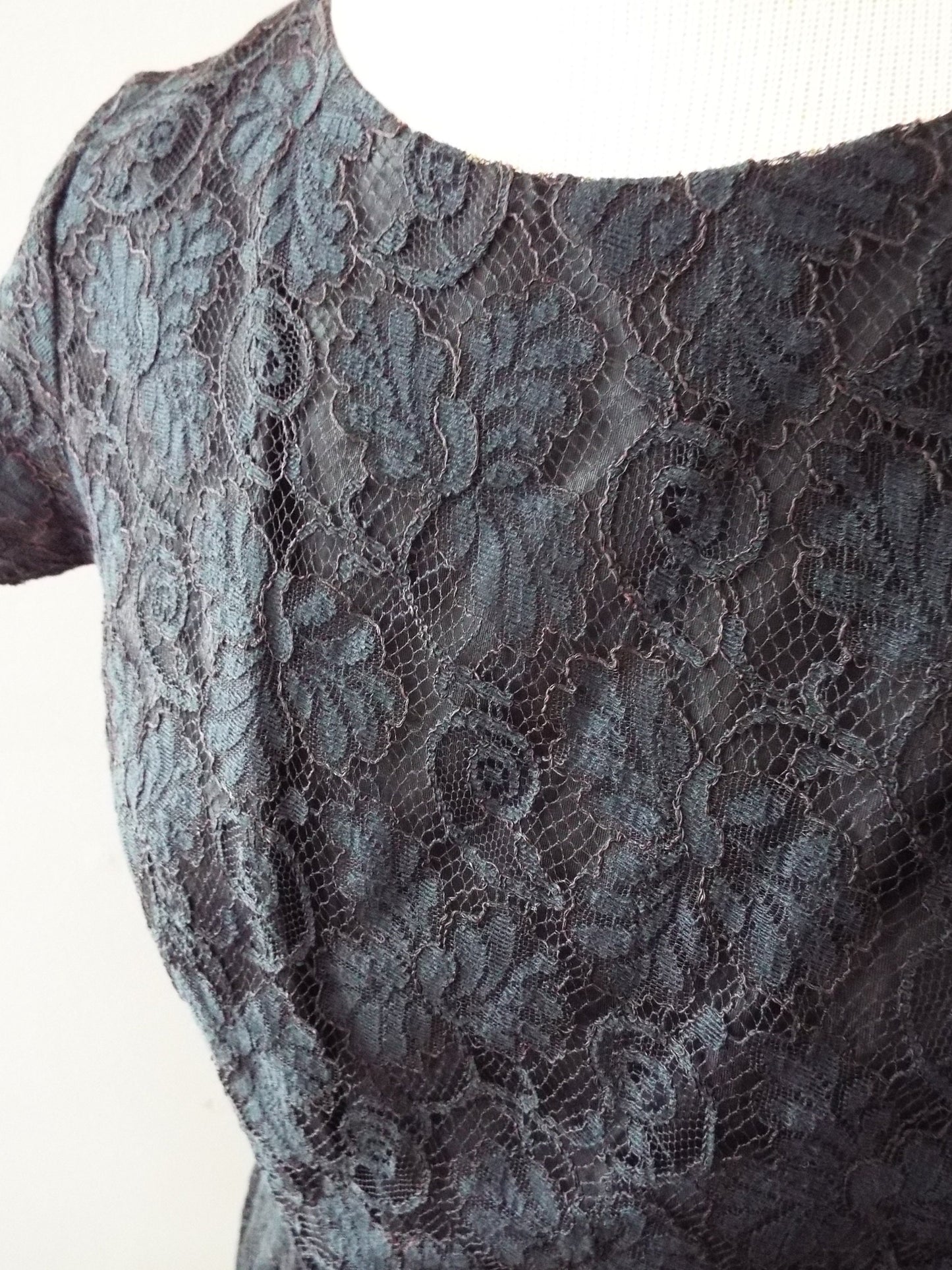 Vintage Short Sleeve Little Black Dress by Toni Todd