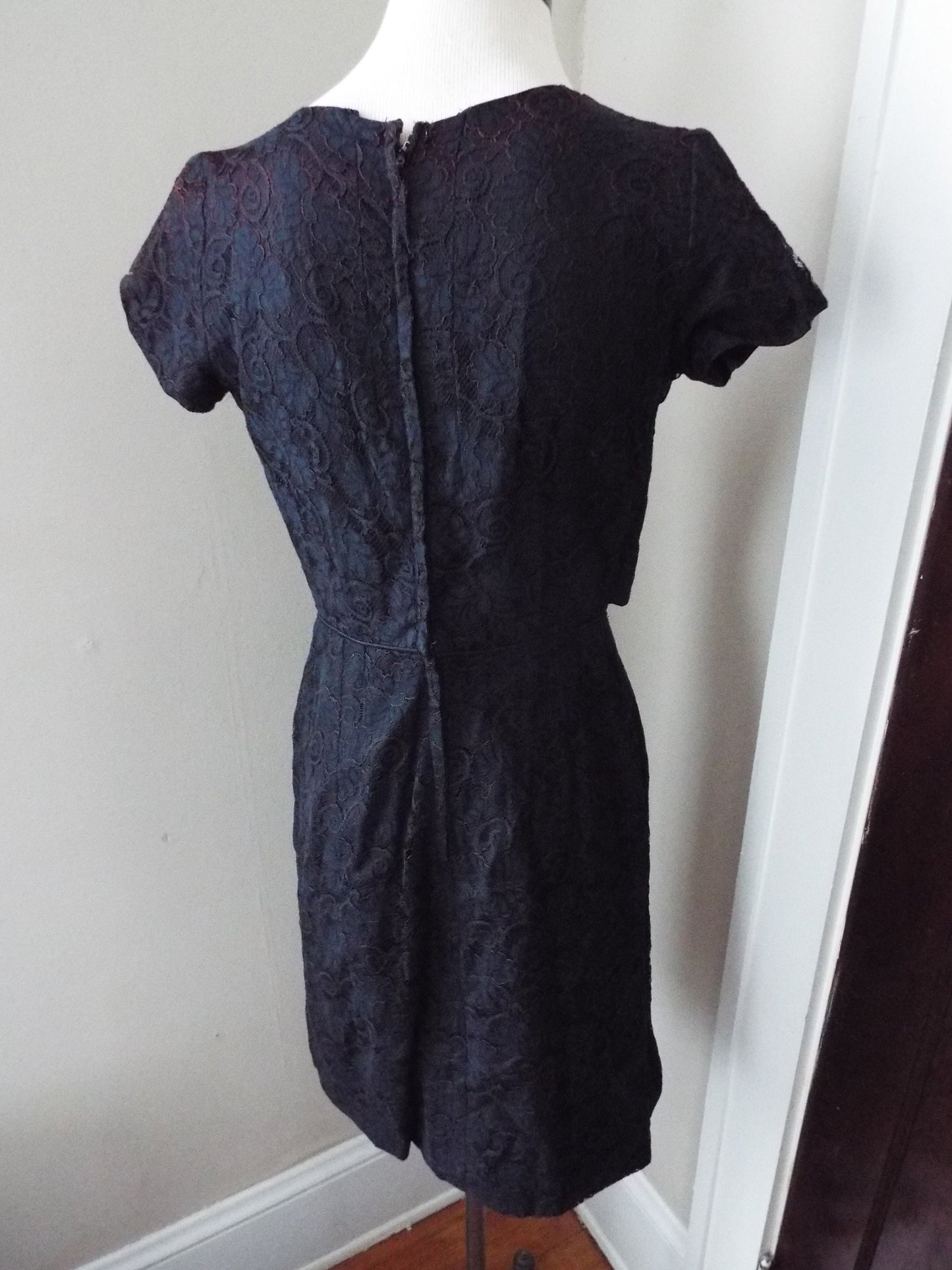 Vintage Short Sleeve Little Black Dress by Toni Todd