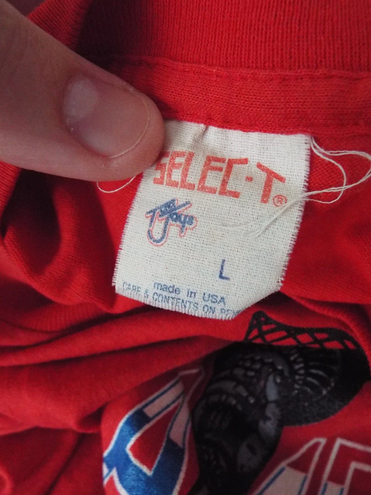Vintage Red America T Shirt by Selec-T
