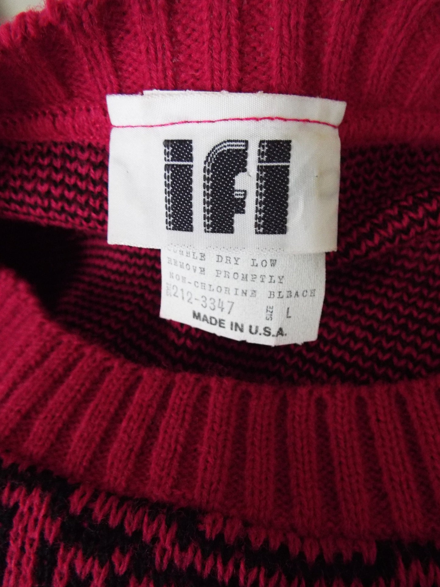 Vintage Womens Long Sleeve Sweater by Ifi
