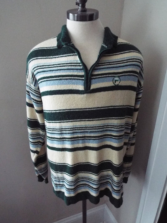 Vintage Long Sleeve Striped Sweater by Fila