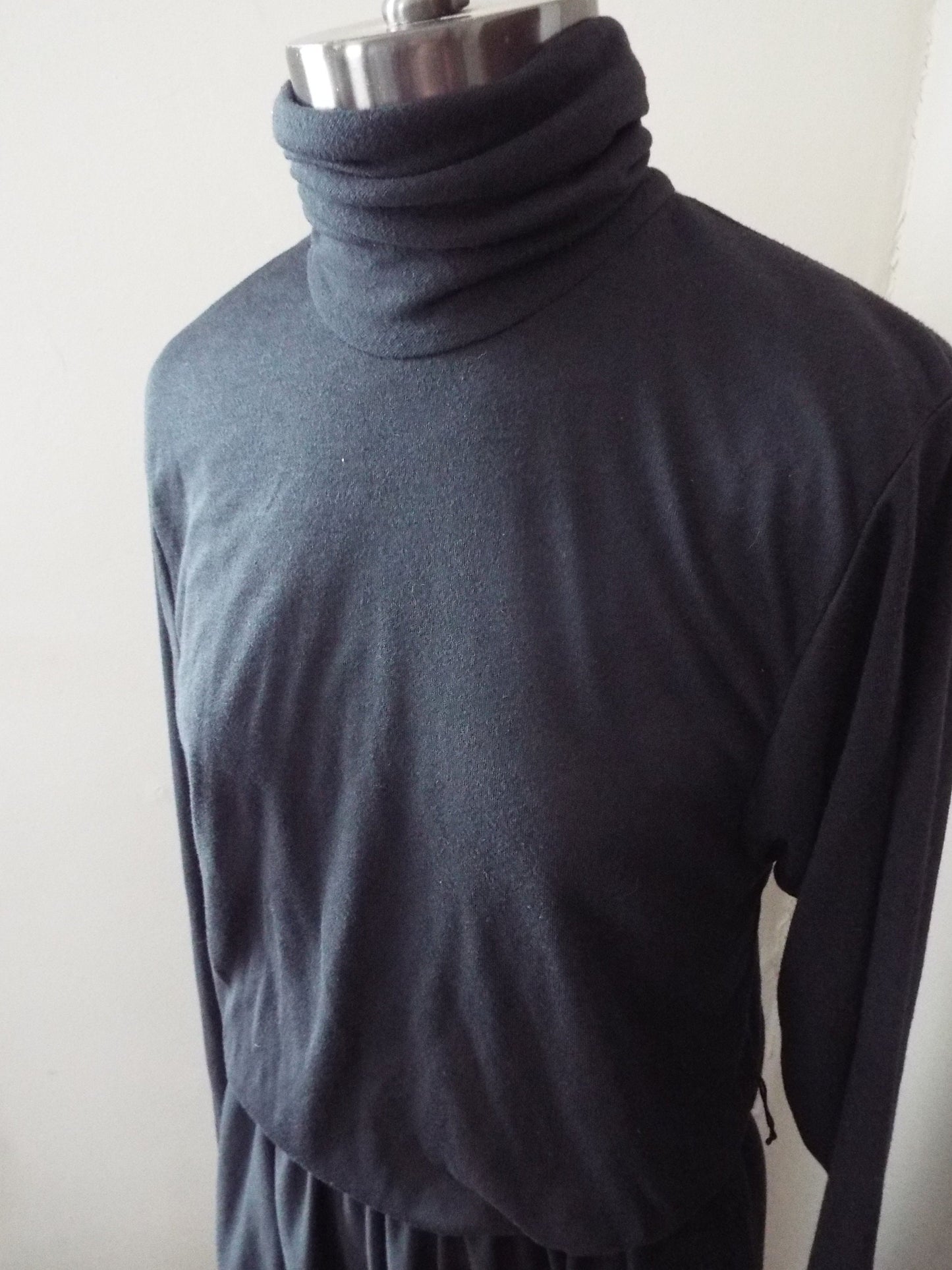 Vintage Long Sleeve Black Dress by Positive Attitude