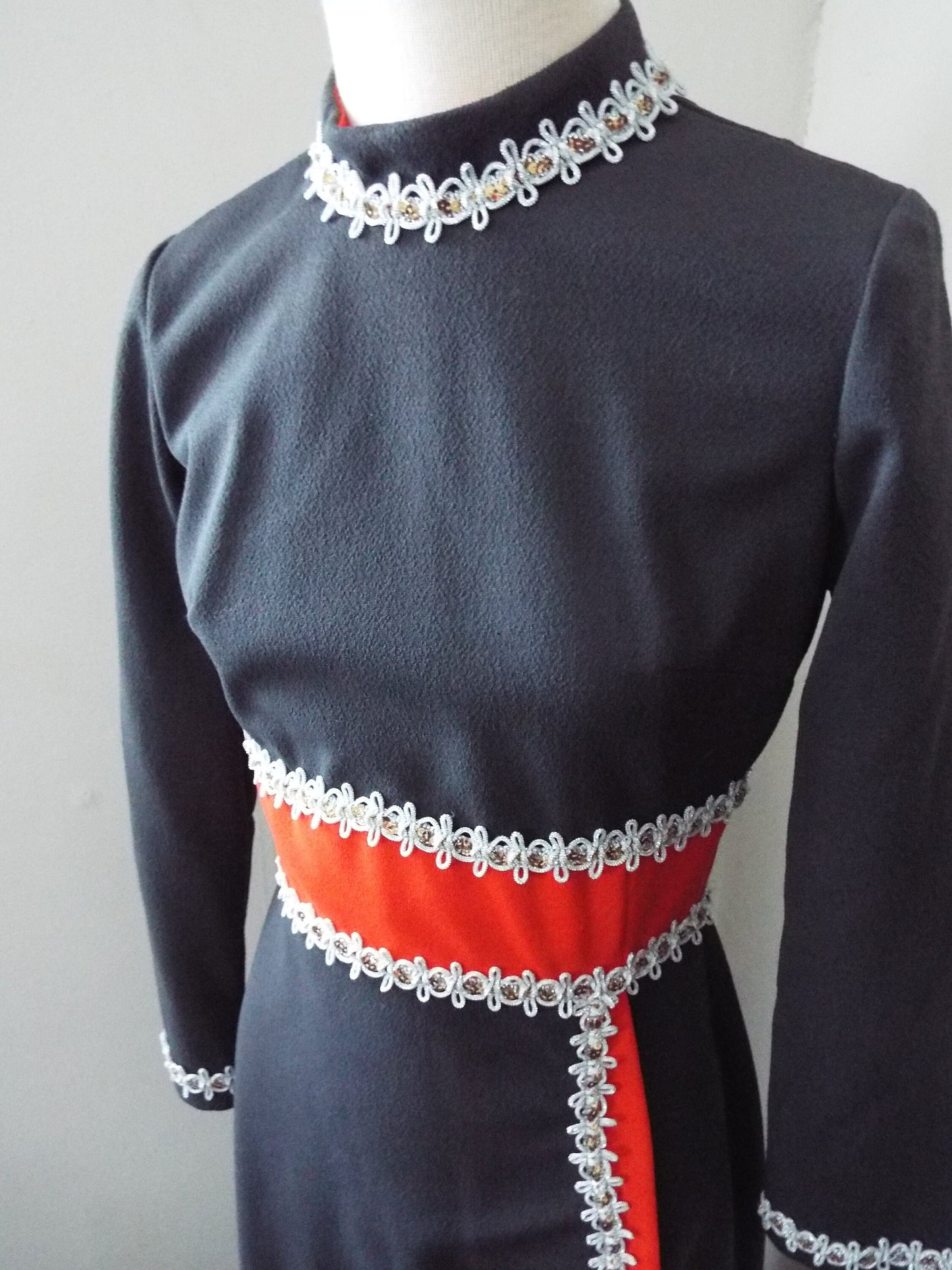 Vintage Long Sleeve Dress by Jerry Lurie