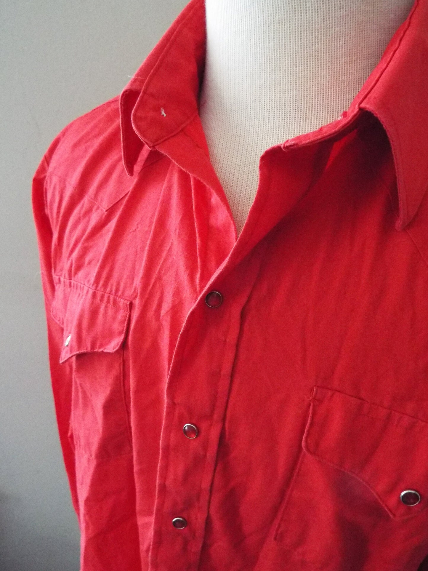 Vintage Long Sleeve Button Down Western Snap Shirt by Panhandle Slim