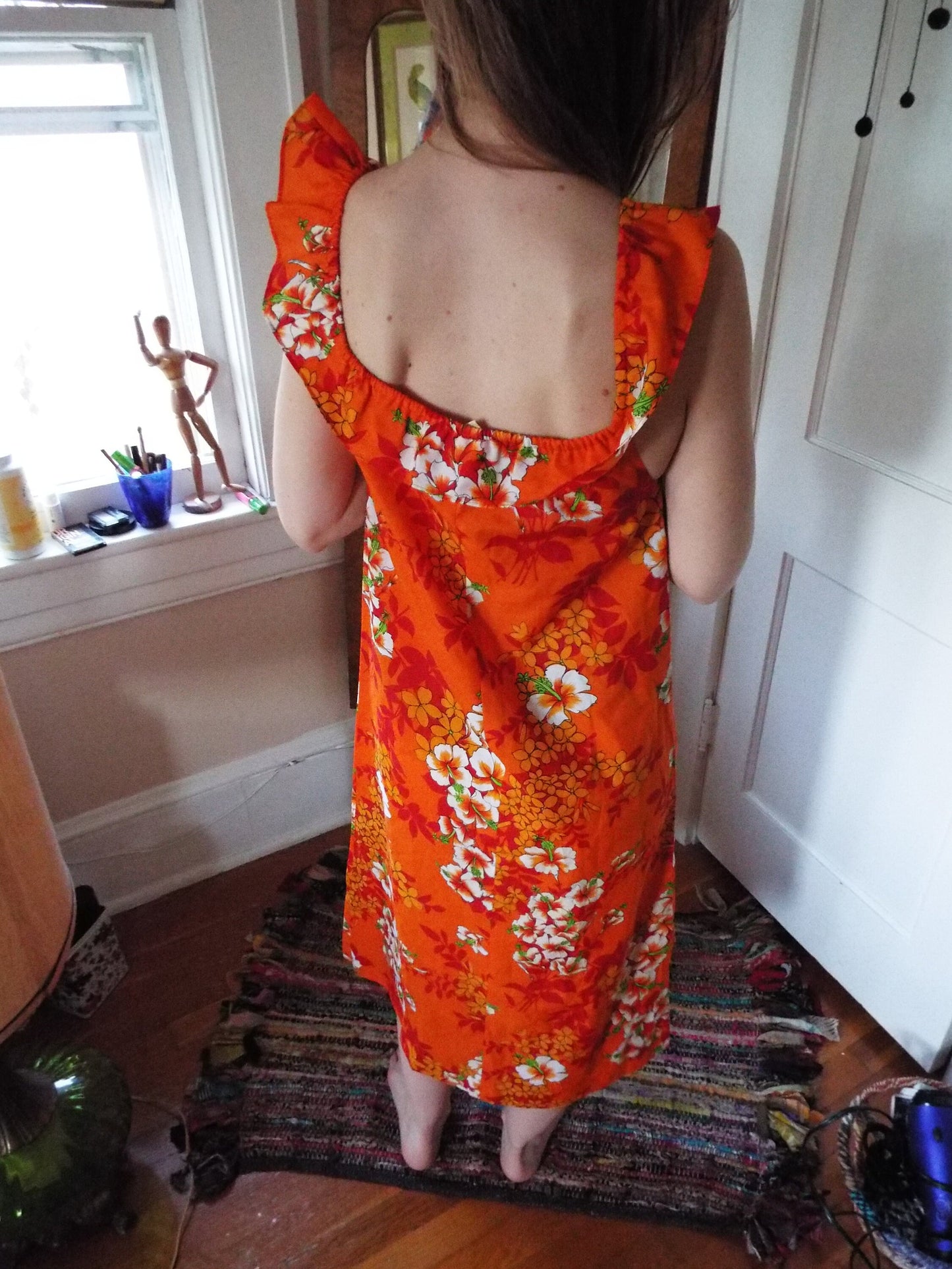 Vintage Sleeveless Dress Floral Print Dress by Kala Kids