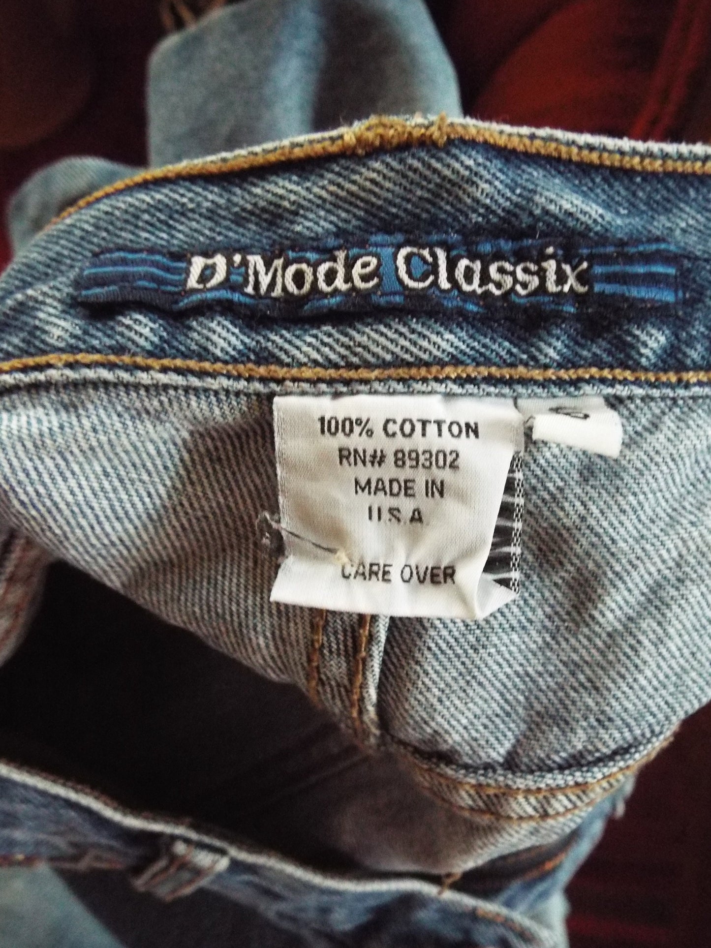 Vintage Denim Jeans by D'Mode Classix