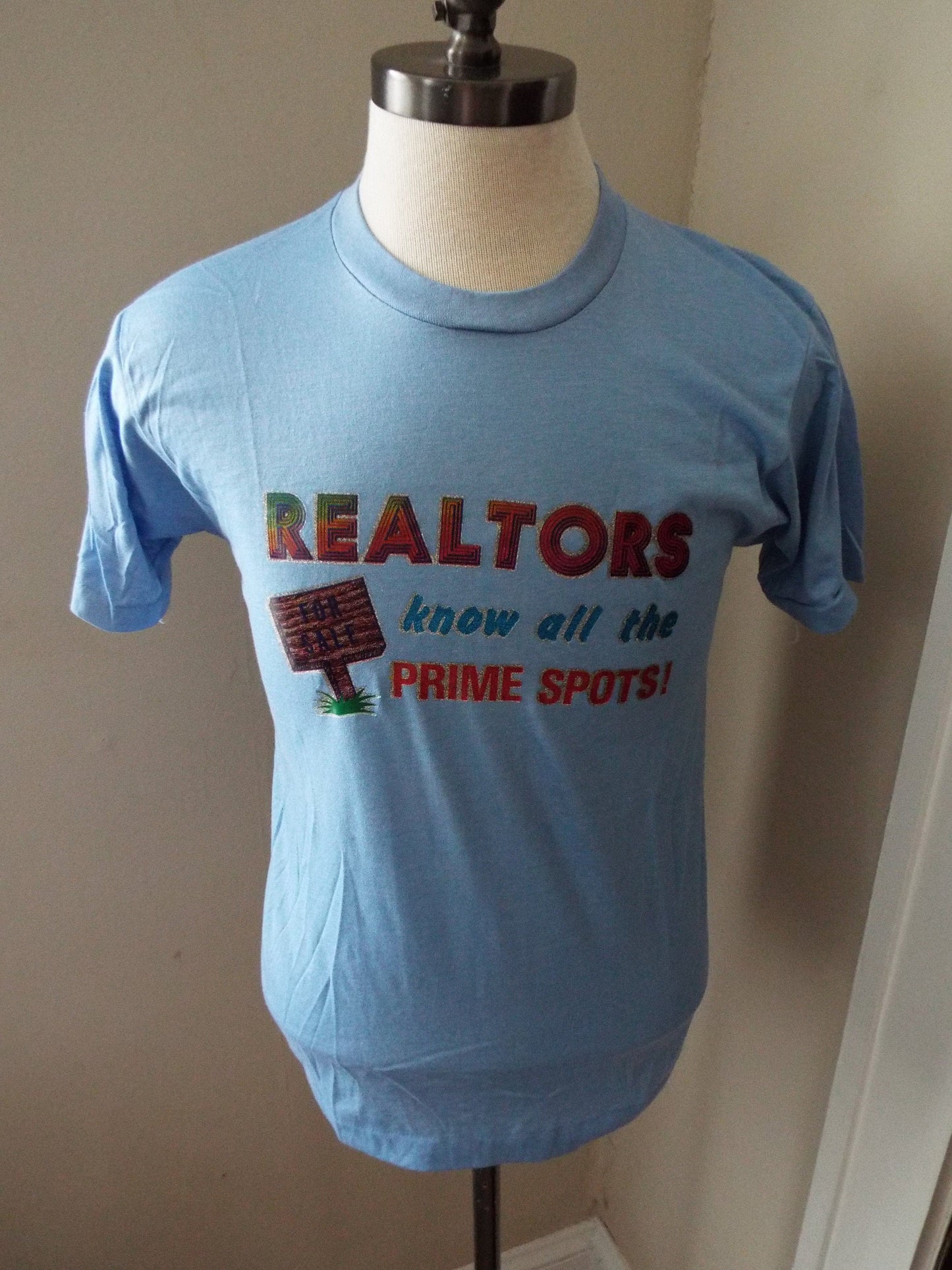 Vintage Realtors Iron On T Shirt by Screen Stars