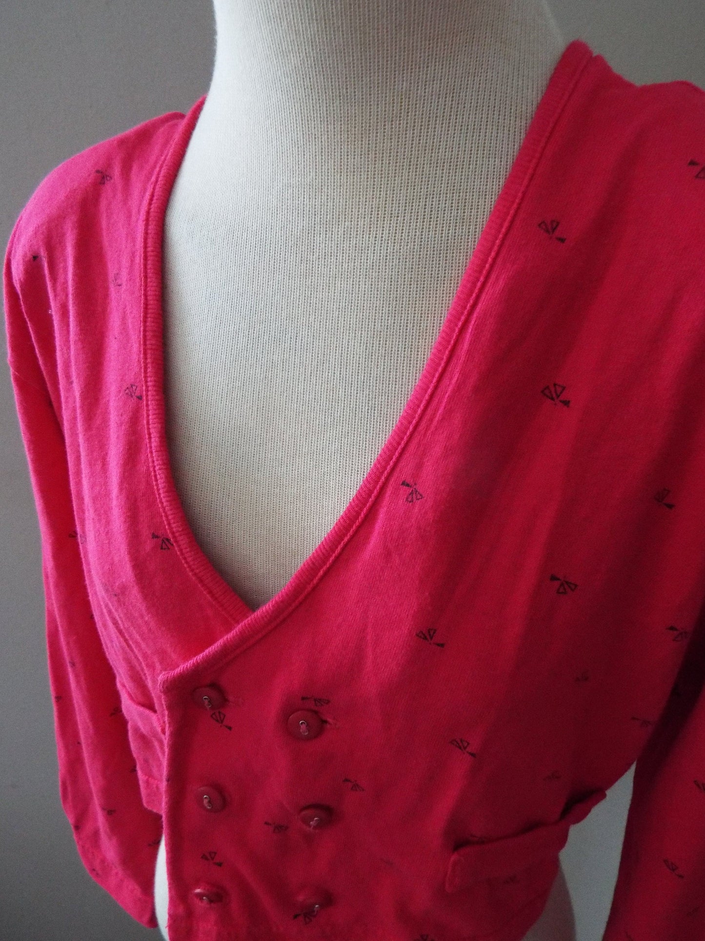 Vintage Long Sleeve Pink Blouse by Michael