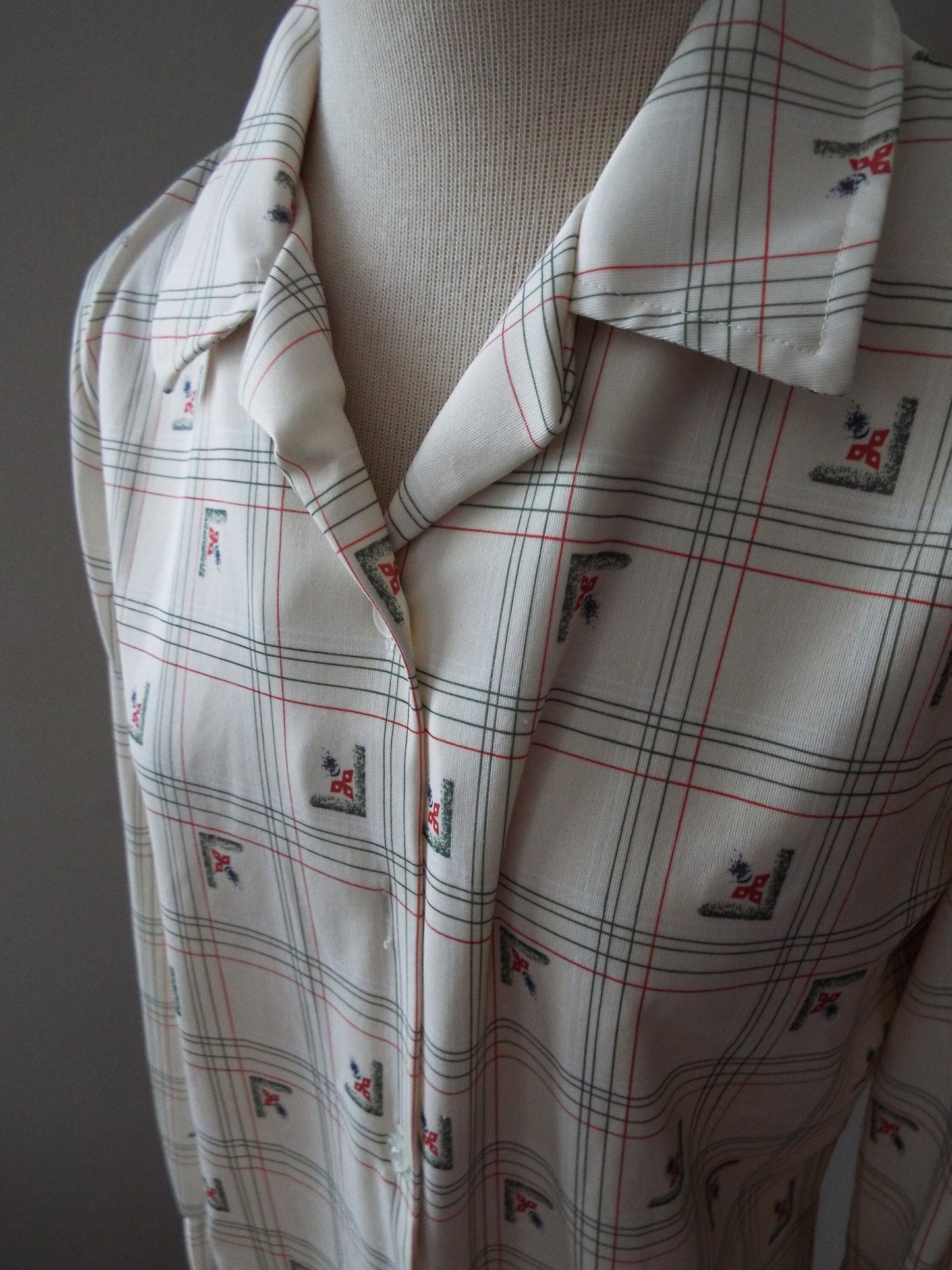 Vintage Long Sleeve Button Down Blouse by Fire Islander