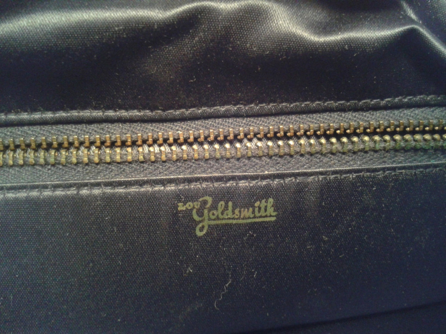 Vintage Black Clutch by Lou Goldsmith