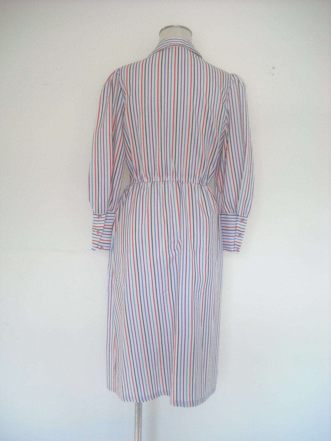 Vintage Tagless Striped Dress