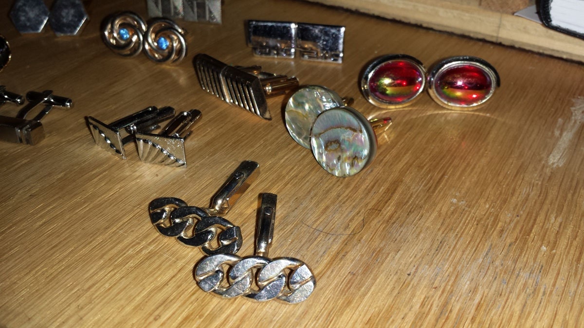 Lot of Vintage Cuff Links. 11 Pairs from the 1950s and 60s